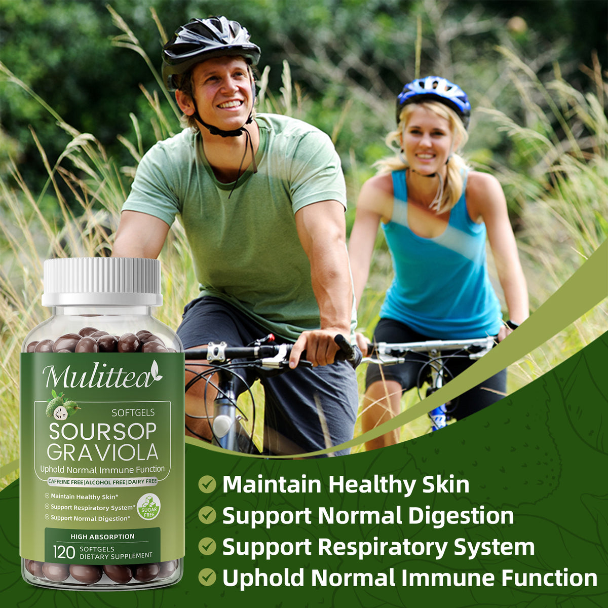 10:1 Soursop Graviola Extract | 120 Softgels