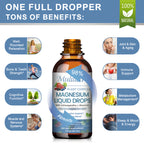 10-in-1 Advanced Magnesium Glycinate Drops | 2 fl oz (60ml)