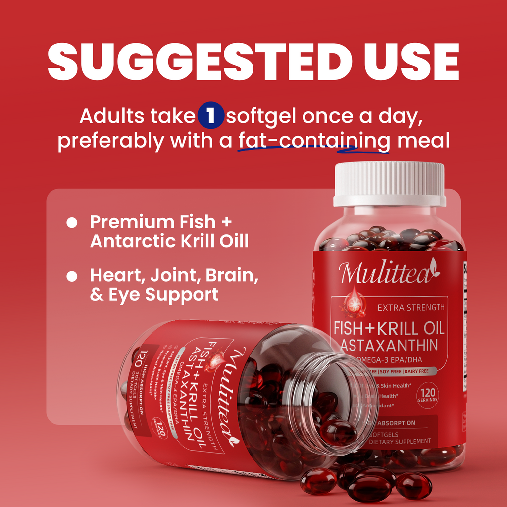 Fish Oil & Krill Oil Omega-3 | 120 Softgels