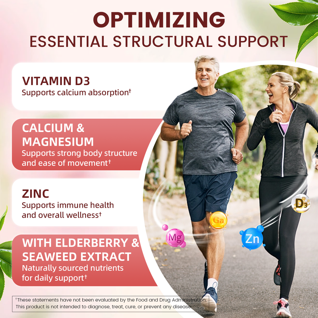 Magnesium Glycinate & Calcium Gummies | 60 Count