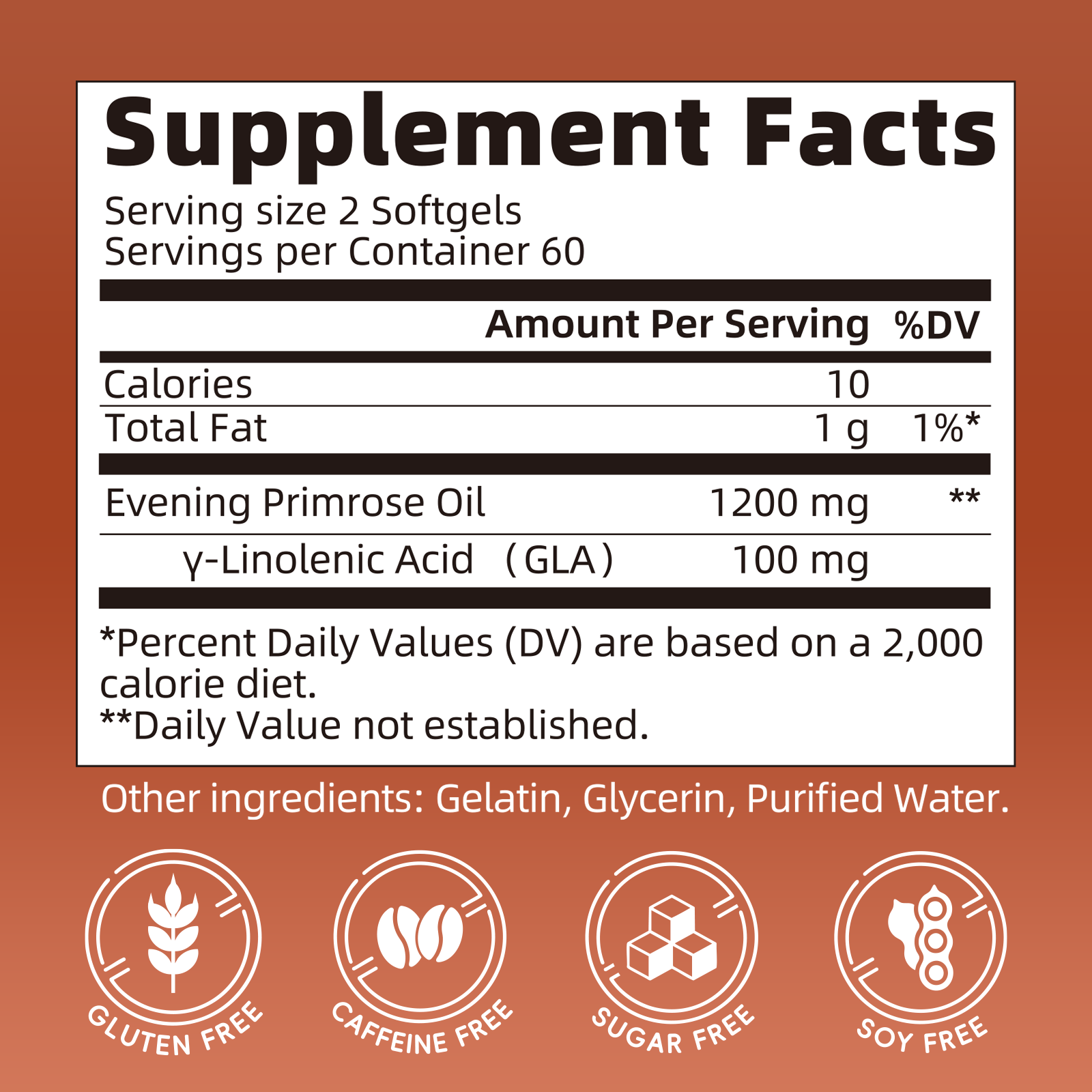 Evening Primrose Oil & GLA | 120 Softgels