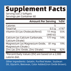 Calcium Magnesium Zinc & D3 Complex | 120 Softgels
