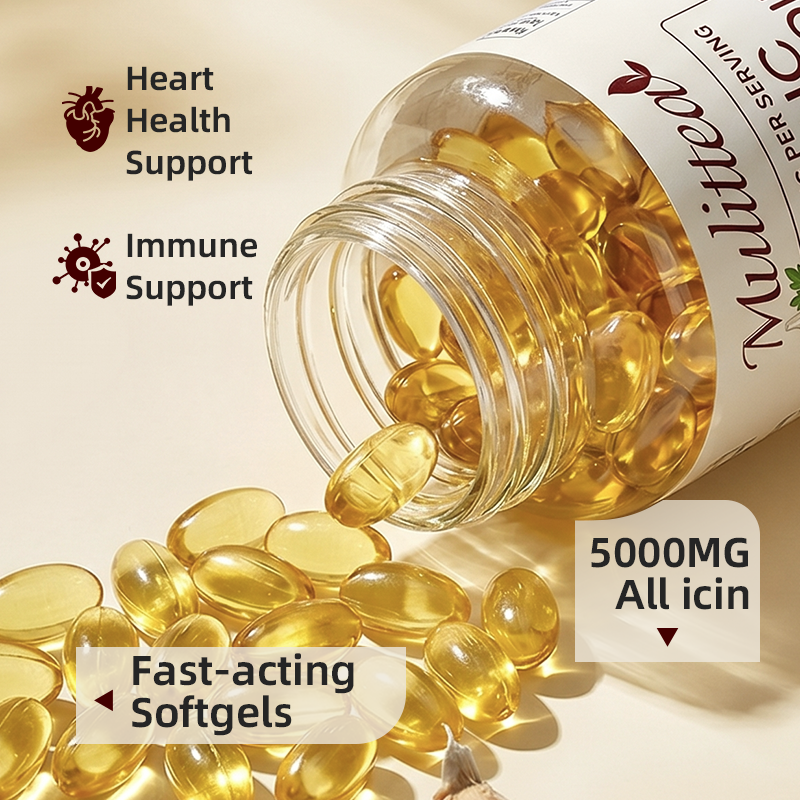 Odorless Garlic Extract Oil | 120 Softgels