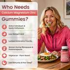 Magnesium Glycinate & Calcium Gummies | 60 Count