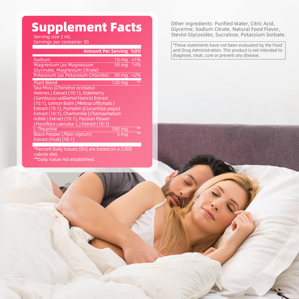 Magnesium Glycinate & L-Theanine Drops | 2 fl oz (60ml)