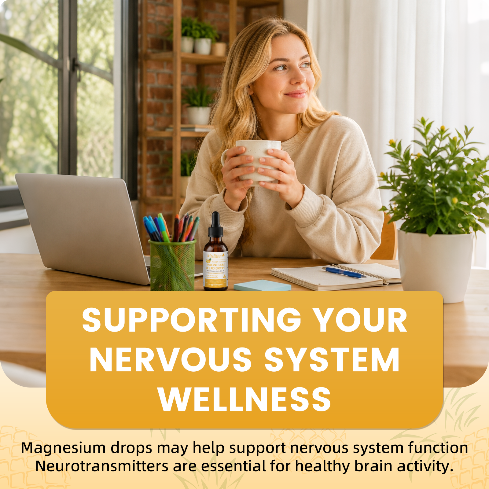 Triple Magnesium & B6 Liquid Drops | 2 x 2 fl oz (120ml)