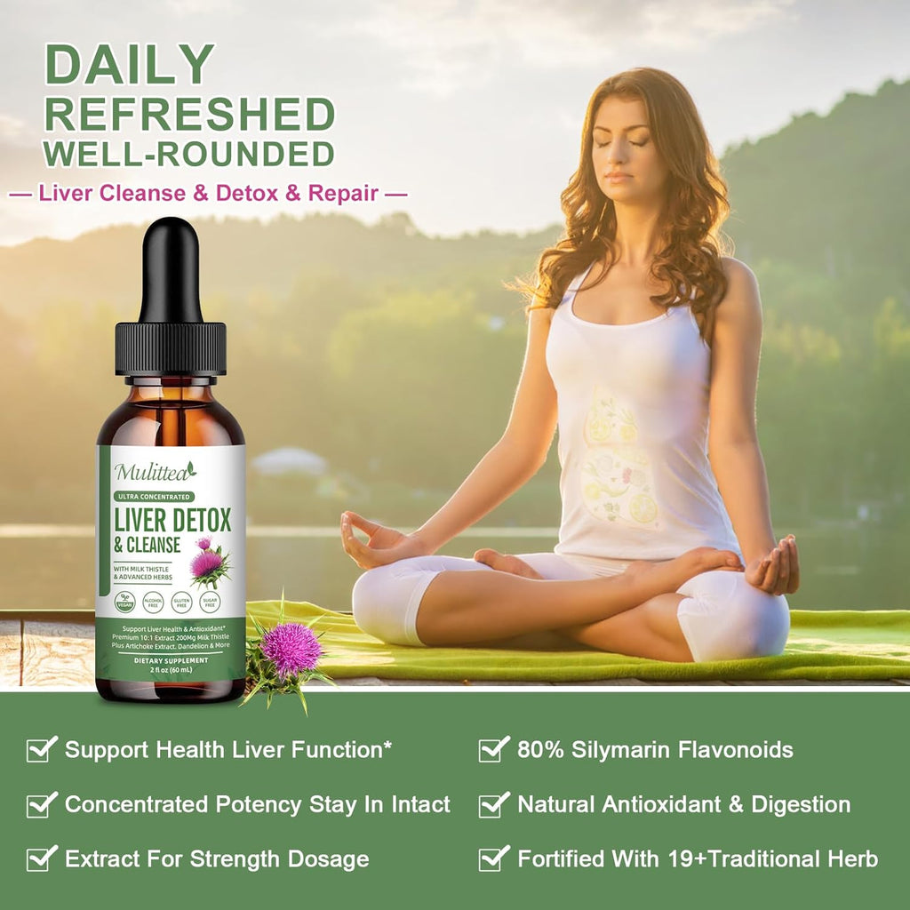 Milk Thistle & Artichoke Liver Drops | 2 fl oz (60ml)