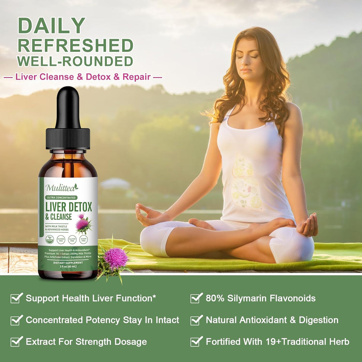 Milk Thistle & Artichoke Liver Drops | 2 fl oz (60ml)