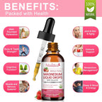 Magnesium Glycinate & 2000 IU Vitamin D3 Drops | 2 fl oz×2 (120ml)