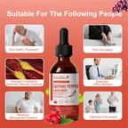 Cayenne Pepper Drops Supplement Liquid, Cayenne Pepper Extract with Hawthorn, Beet Root Powder, Turmeric Curcumin, Organic Ginseng, Garlic Extract, 1 Pack By Mulittea