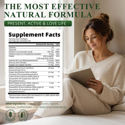 Mulittea® Lutein with Zeaxanthin 20mg Softgels - 120ct