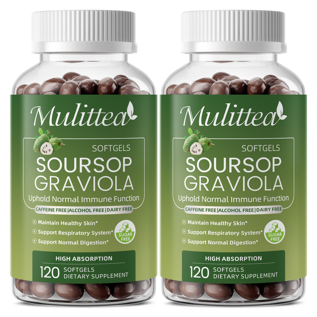 10:1 Soursop Graviola Extract | 120 Softgels