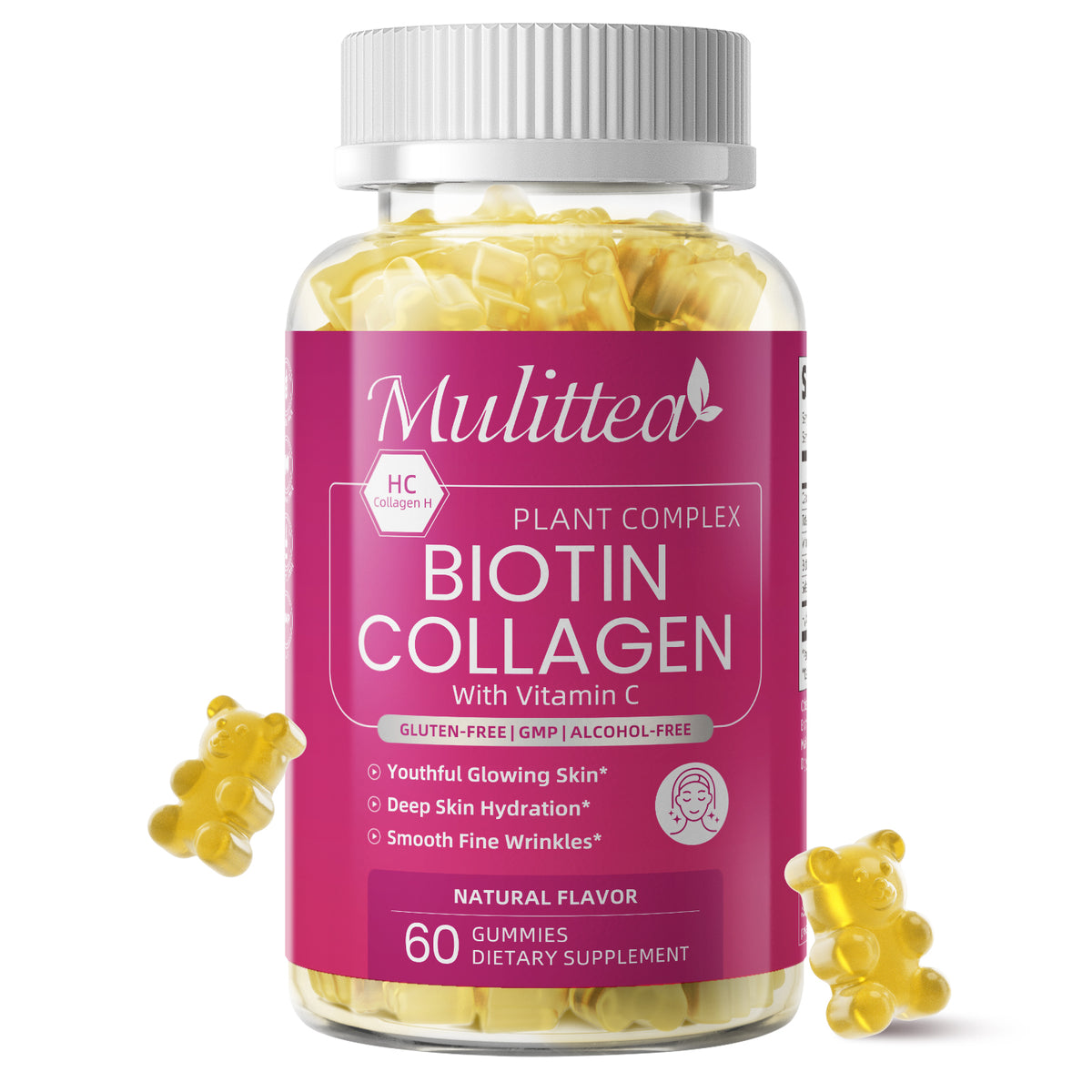 Biotin & Hydrolyzed Collagen Gummies | 60 Count