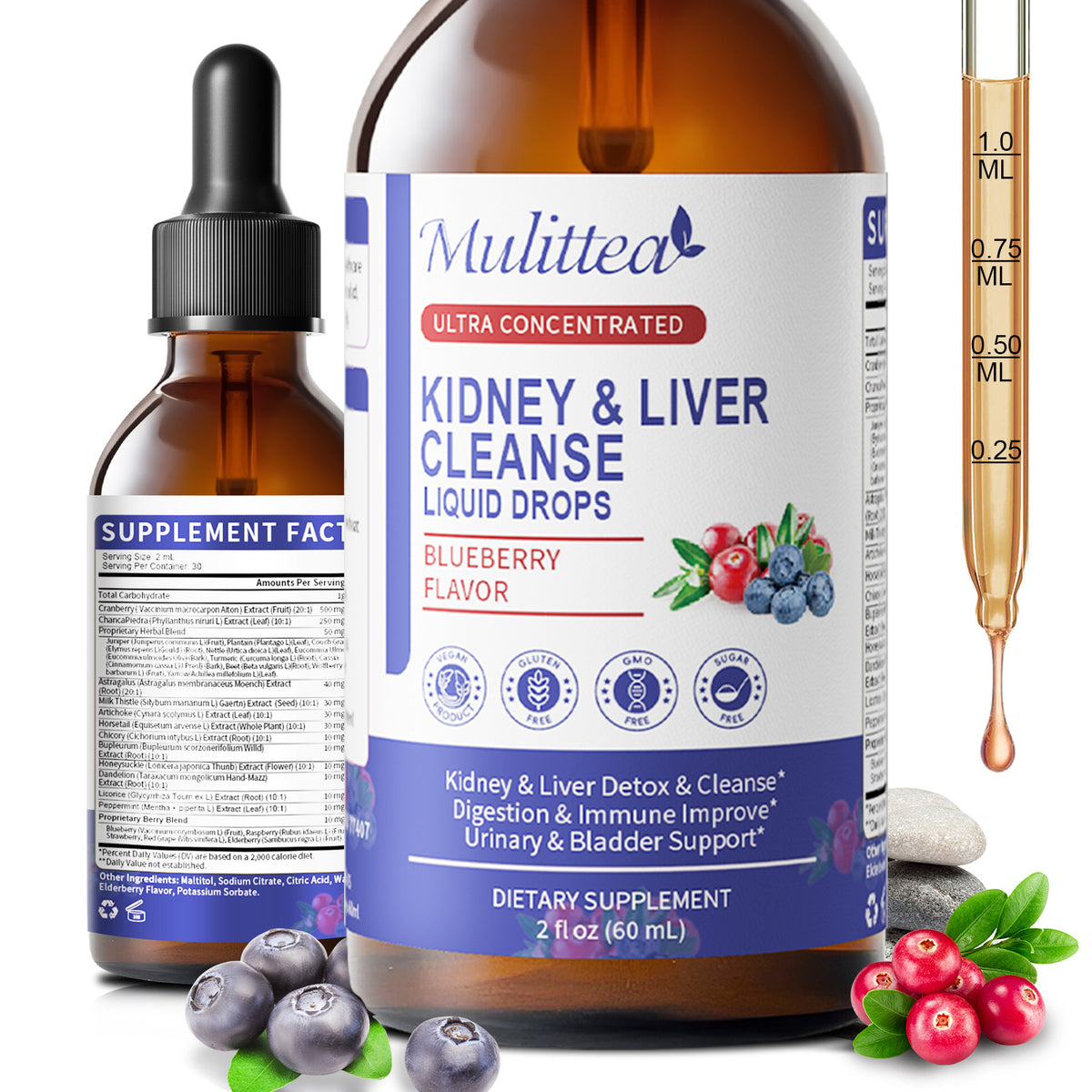 27-in-1 Kidney & Liver Cleanse Drops | 2 fl oz (60ml)