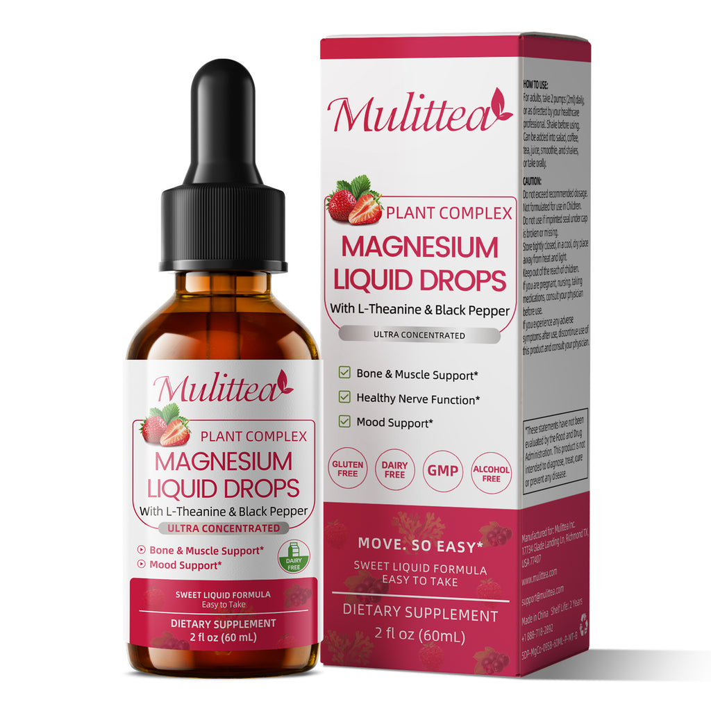 Magnesium Glycinate & L-Theanine Drops | 2 fl oz (60ml)