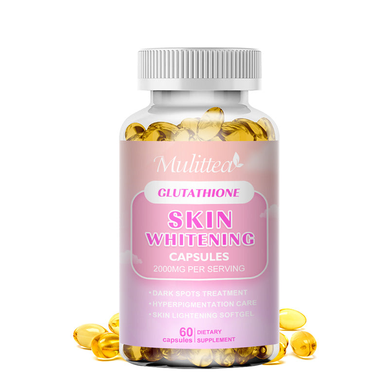 Glutathione Whitening Capsule Effective Skin Lightening Supplement - Dark Spots, Melasma & Acne Scar Remover, Hyperpigmentation Treatment - Anti-Aging Antioxidant