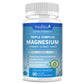 Triple Magnesium Complex Capsules, High Absorption Forms of Magnesium Glycinate,Taurate & More Plus L-Theanine & Apigenin Herbs Extract for Heart, Muscle, Immune, Energy & Digestion