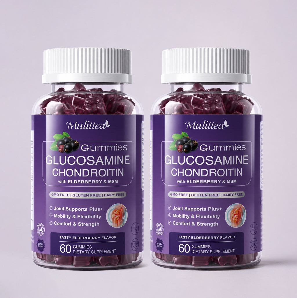 Glucosamine Chondroitin Gummies with MSM & Elderberry | 120 Count