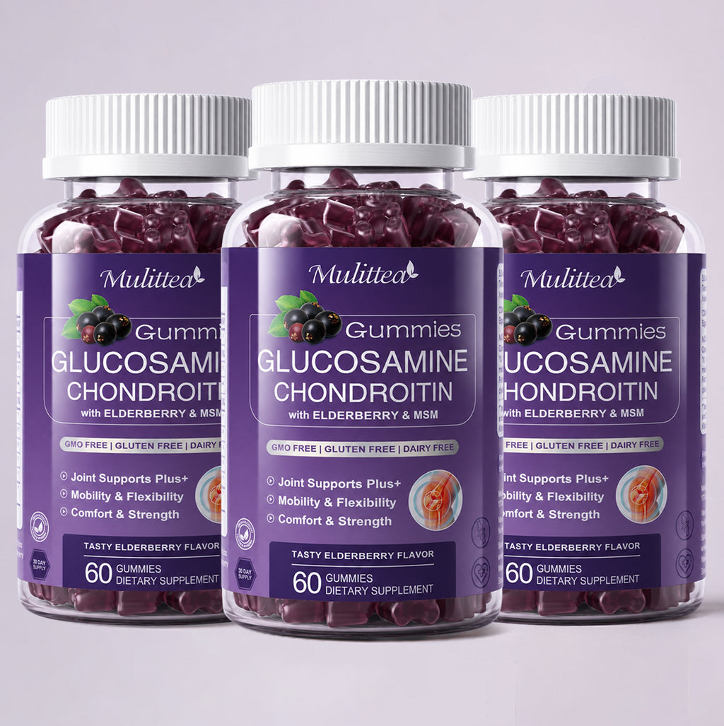 Glucosamine Chondroitin Gummies with MSM & Elderberry | 120 Count