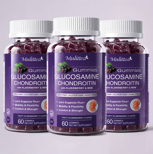 Glucosamine Chondroitin Gummies with MSM & Elderberry | 120 Count