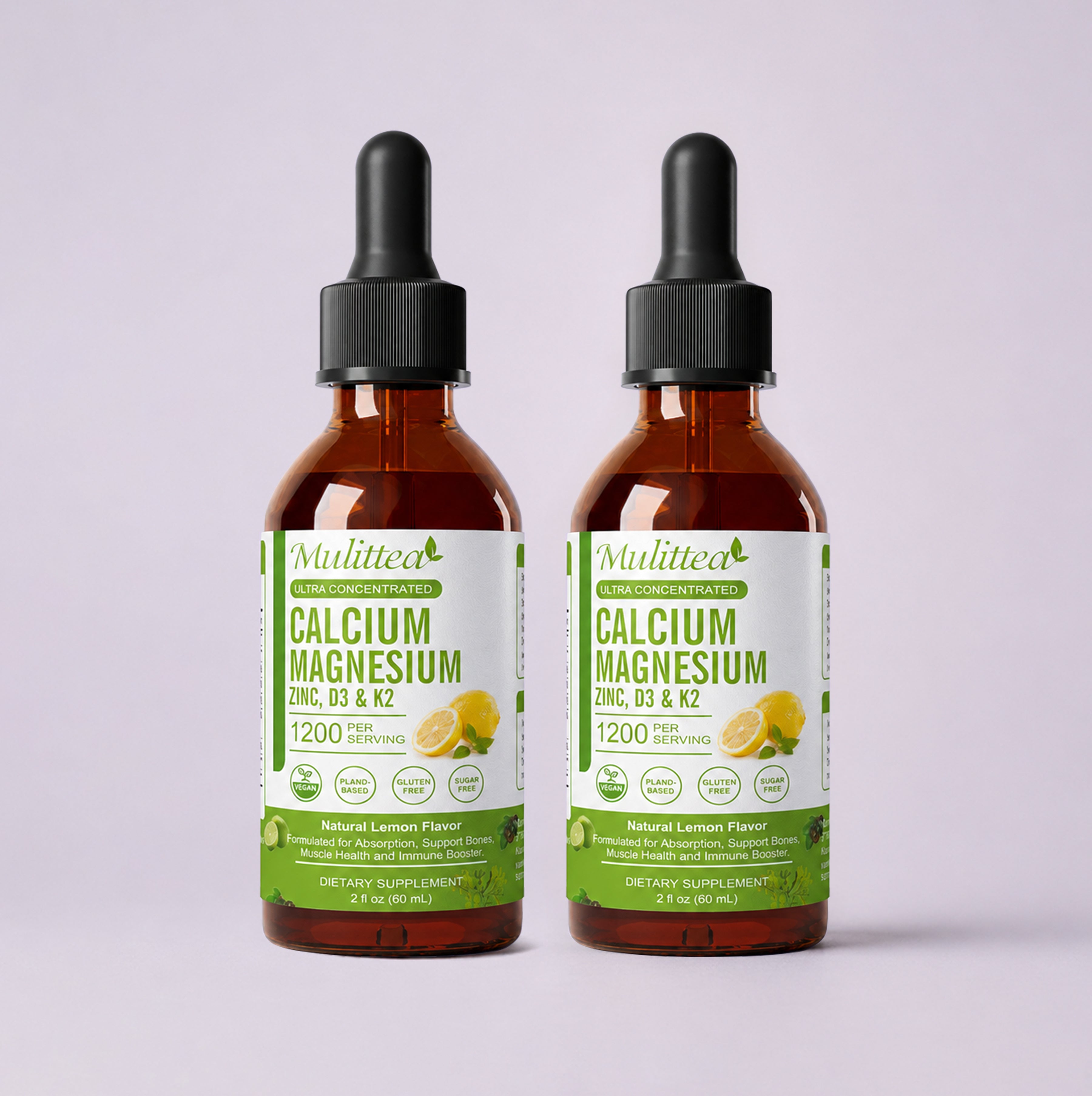 Magnesium Glycinate & Zinc Drops | 2 x 2 fl oz (120ml)