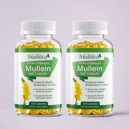 Pure Mullein Leaf Capsules | 120 Count (2-Pack)