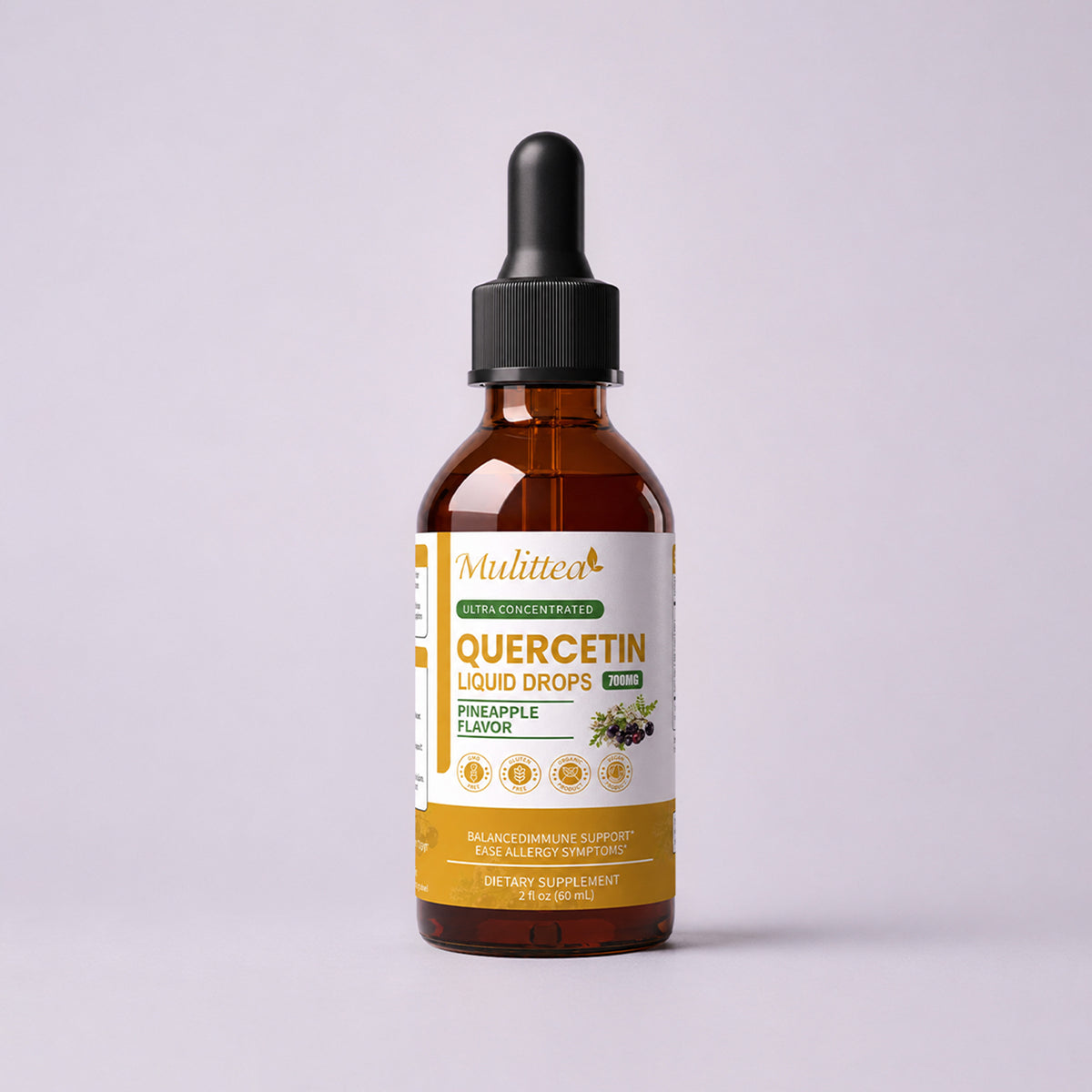 700mg Quercetin & Elderberry Drops | 2 fl oz (60ml)