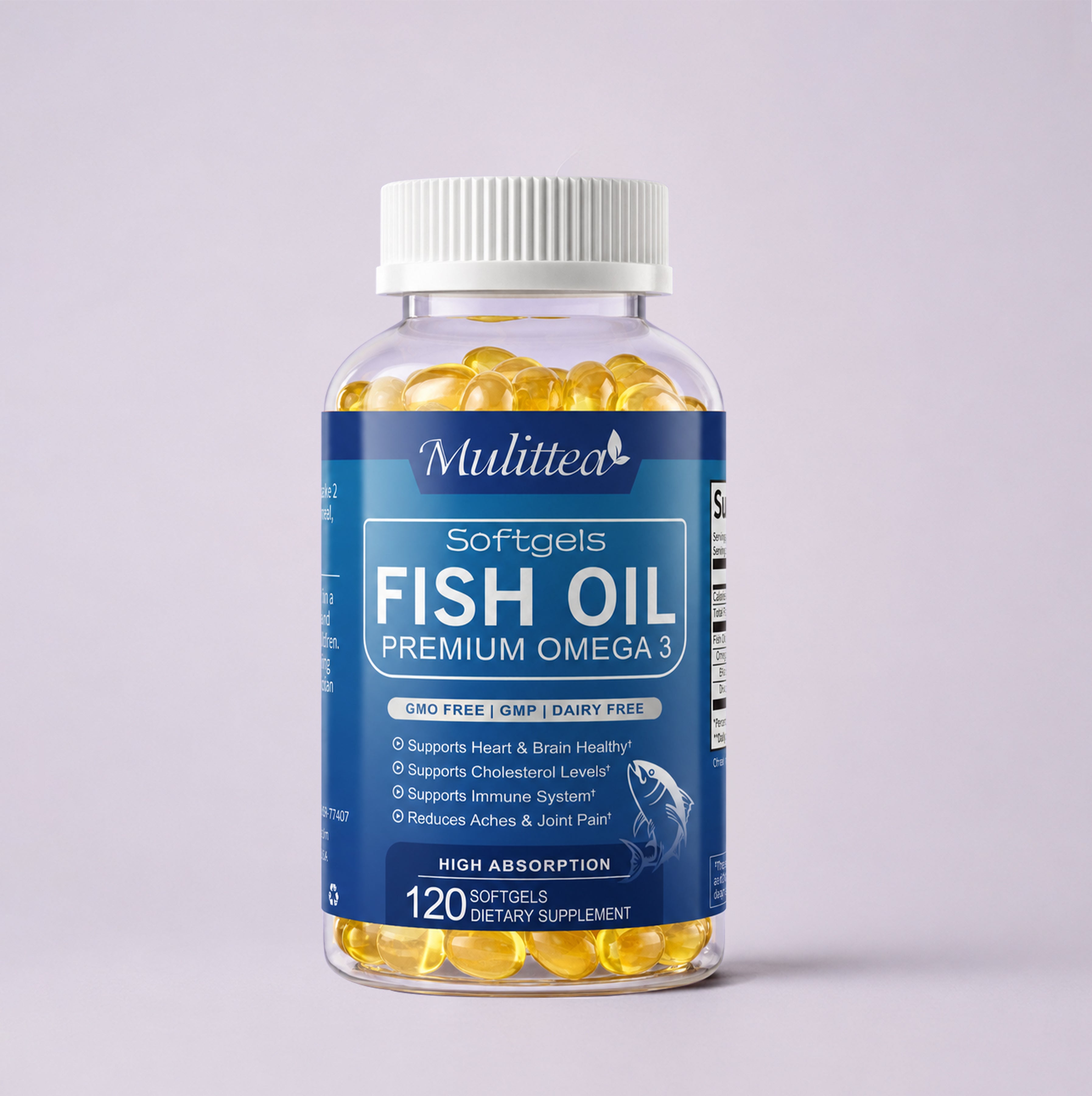 Triple Strength Omega-3 Fish Oil | 120 Softgels