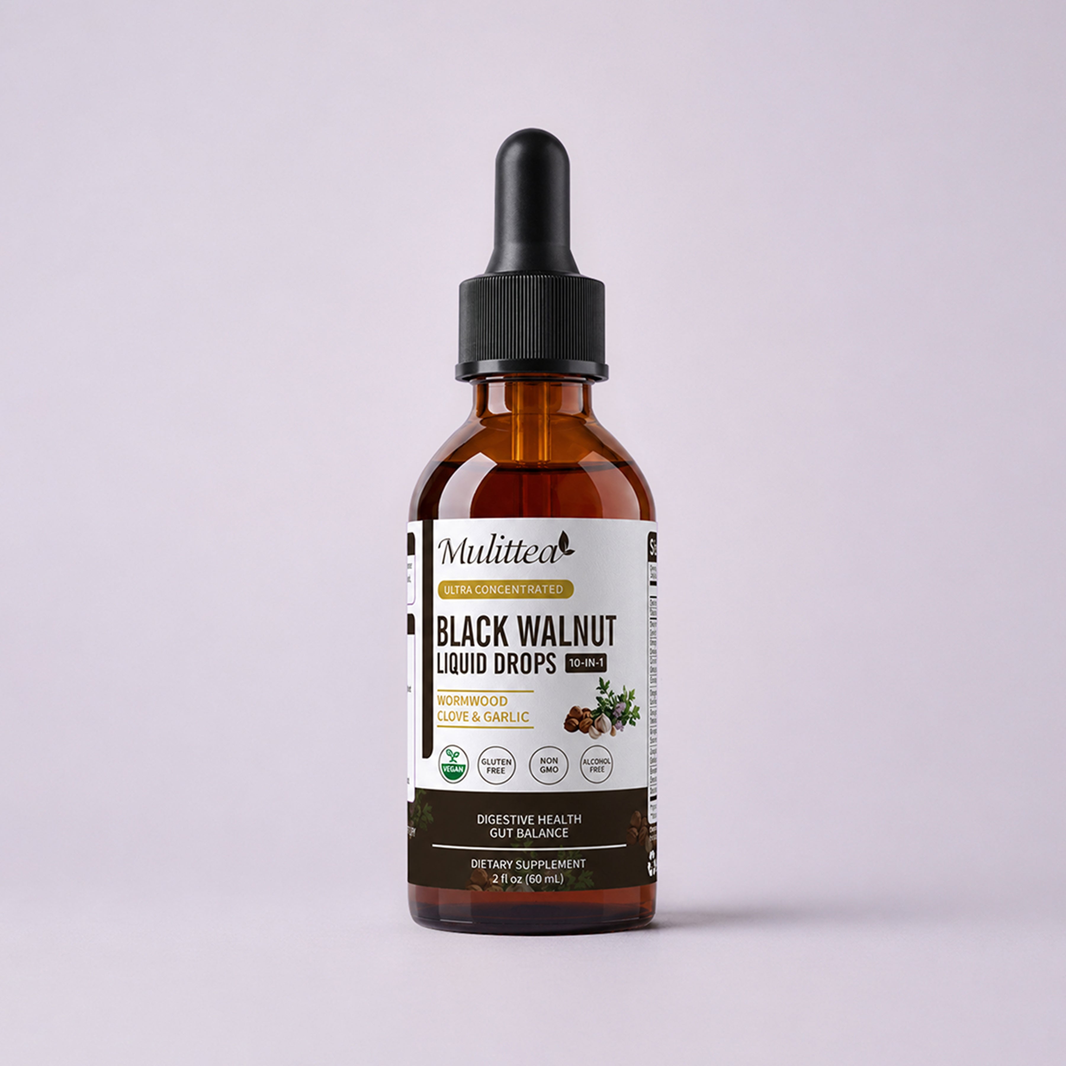Black Walnut & Wormwood Tincture | 2 fl oz (60ml)