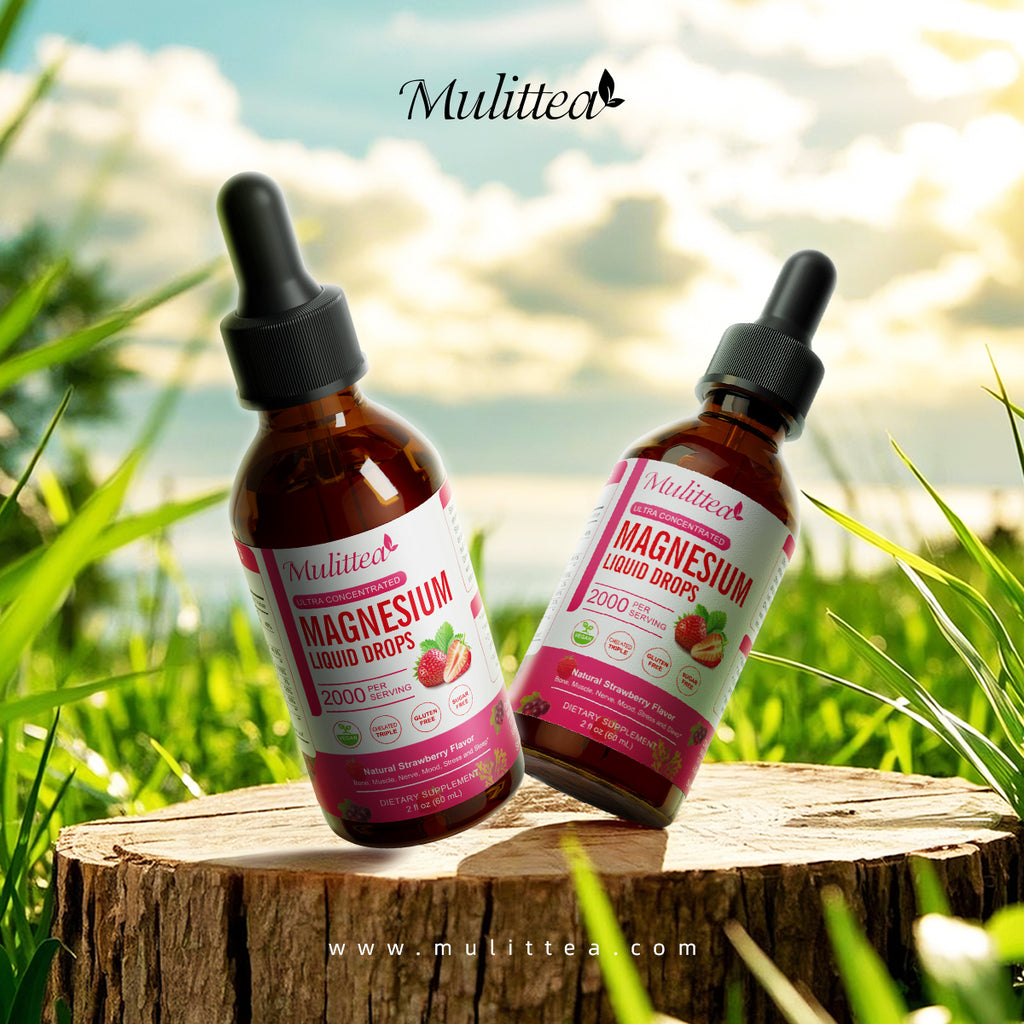 Triple Magnesium & D3 K2 Drops | 2 x 2 fl oz (120ml)