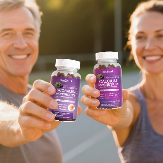 Mulittea Bone & Joint Strength Pack – Calcium + Chondroitin Gummies