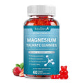 Magnesium Taurate Gummies,Amino Acid 1800mg Supplement,Supports Liver,Heart,Brain & Visual Health,60 Gummies