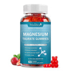 Magnesium Taurate Gummies,Amino Acid 1800mg Supplement,Supports Liver,Heart,Brain & Visual Health,60 Gummies
