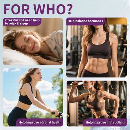 Cortisol Supplements for Women Men, Cortisol Reducer Detox Manager w/ Magnesium, Ashwagandha, L-theanine, Hormone Balance Liquid Drops Mood, Focus, Sleep Support - 4 Fl.oz, Blueberry Flavor