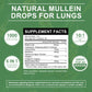 Mullein Drops for Lungs – Organic Mullein Leaf Extract, Lung Cleanse & Respiratory Support, Non-GMO, Vegan, 4 fl oz