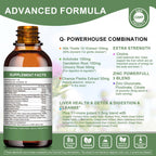 Liver Health Liquid Drops with Artichoke, Milk Thistle | 2 x 2 fl oz (120ml)
