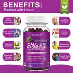 Chelated Magnesium Glycinate & Algae Calcium Gummies | 120 Count