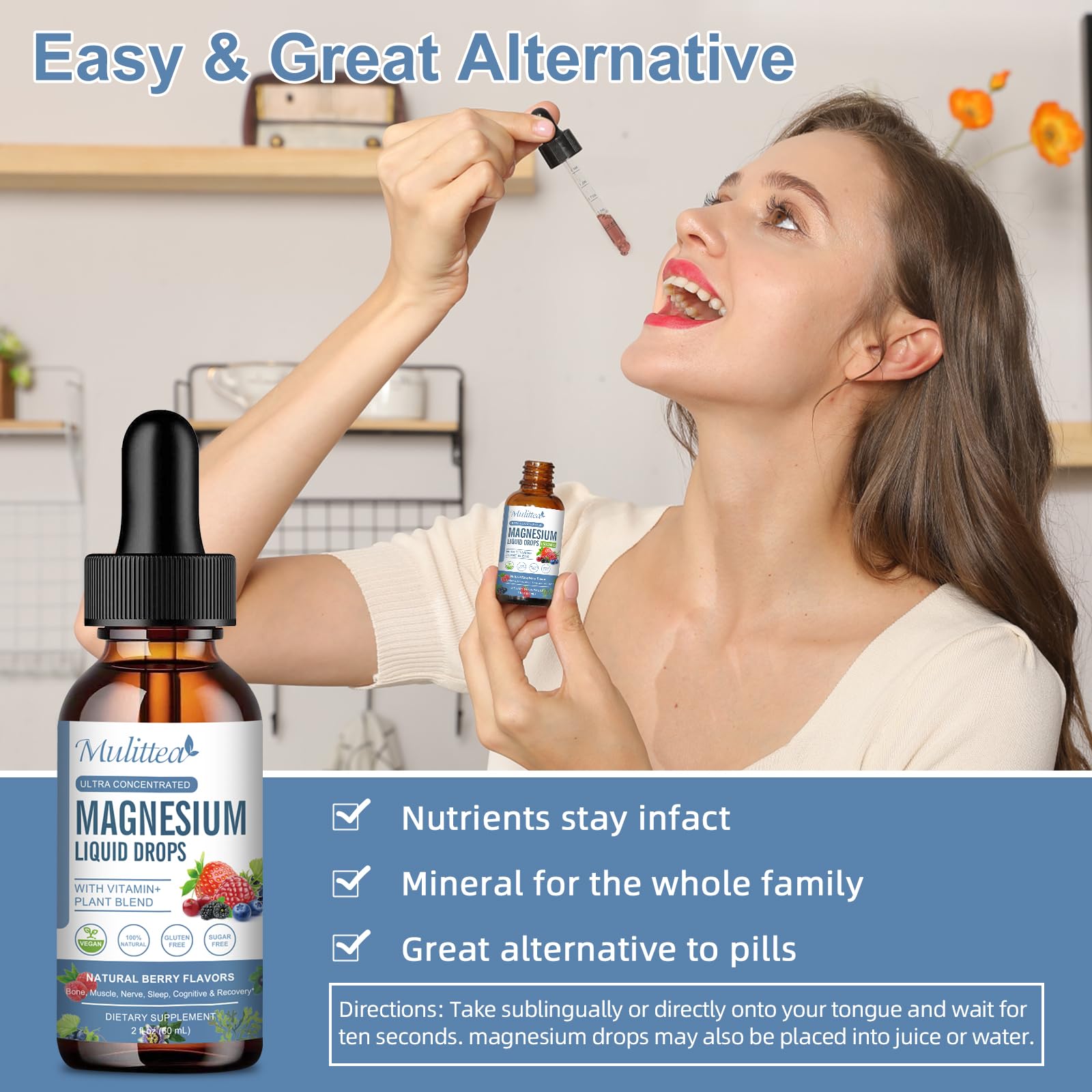 High‑Absorption Magnesium Complex | 2 fl oz (60ml)