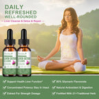 Liver Health Liquid Drops with Artichoke, Milk Thistle | 2 x 2 fl oz (120ml)