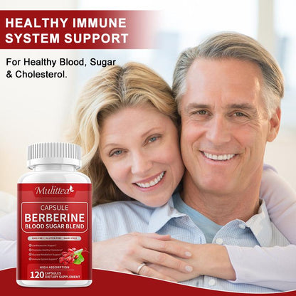 Mulittea Berberine with Ceylon Cinnamon – Herbal Support for Metabolic & Immune Health