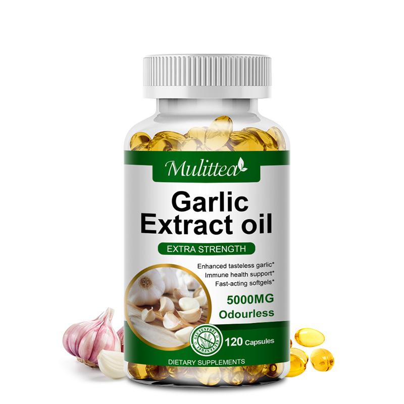 Odorless Garlic Extract 5000mg | 120 Softgels