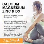 Calcium Magnesium Zinc & D3 | 120 Softgels