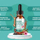 Lymphatic Drainage Drops-Vegan 11-in-1 Lymphatic Drainage Supplements-Lymph System Support