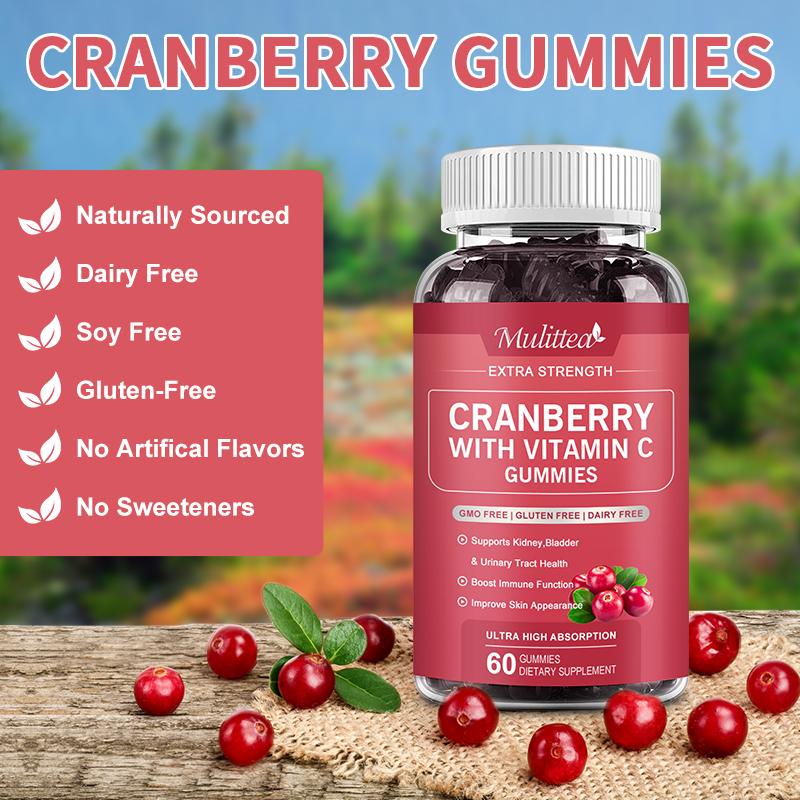 Cranberry with Vitamin C Gummies