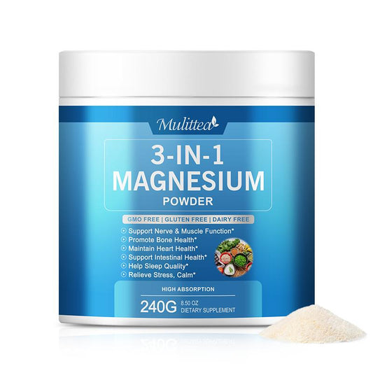 3 IN 1 Magnesium Powder Dietary Supplement 240G For Sleep Quality