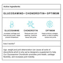 Glucosamine Chondroitin for Joint Support&health Complex with Additional OptiMSM and Collagen Peptides for Hair, Skin, and Nails