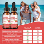 Magnesium Glycinate & L-Theanine Drops, Raspberry Flavor | 2 fl oz (60ml)