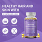 Mulittea Collagen Biotin Keratin Capsules with Vitamin C, E and Biotin -Hair, Skin, Nails, Joint Support for Women &amp; Men&