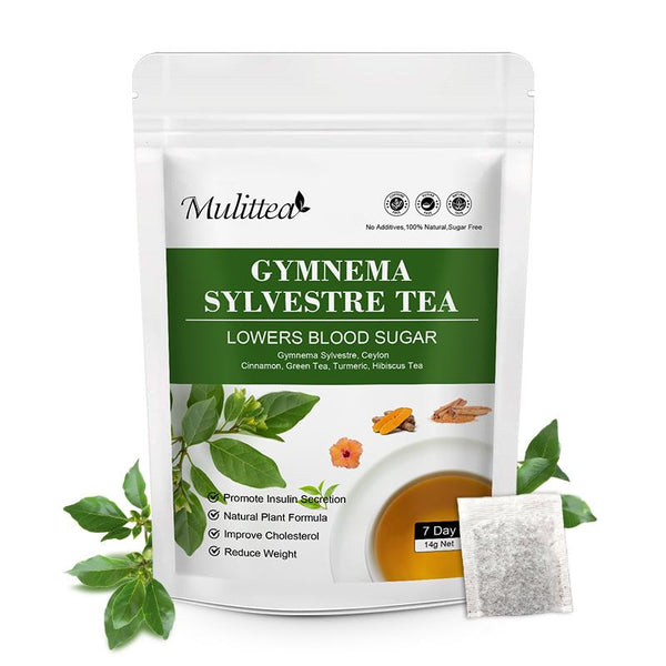 Mulittea Gymnema Tea Bags for Diabetics - COLD-DRIED for Maximum Freshness and Nutrient Retention