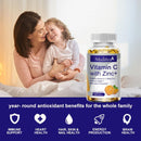 Vitamin C With Zinc Vitamin C 1000mg And Zinc 20mg for Immune Support ,Powerful Antioxidant & Energy Production